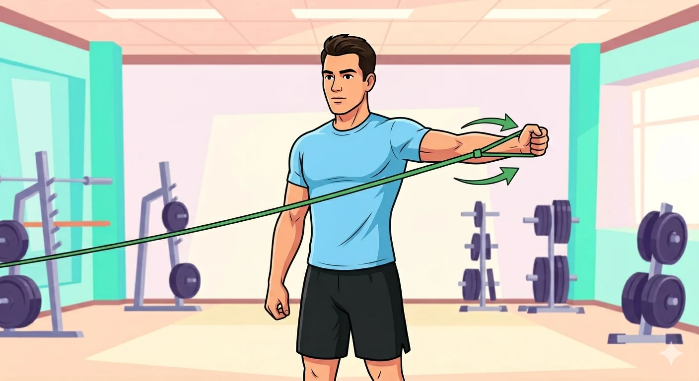 تمرين تقوية الروتيتور كف