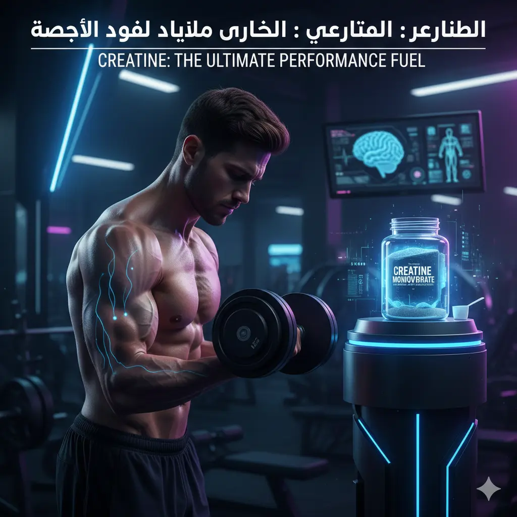 الكرياتين: المحرك الخفي للأداء الرياضي والذهني وسر العدات الإضافية